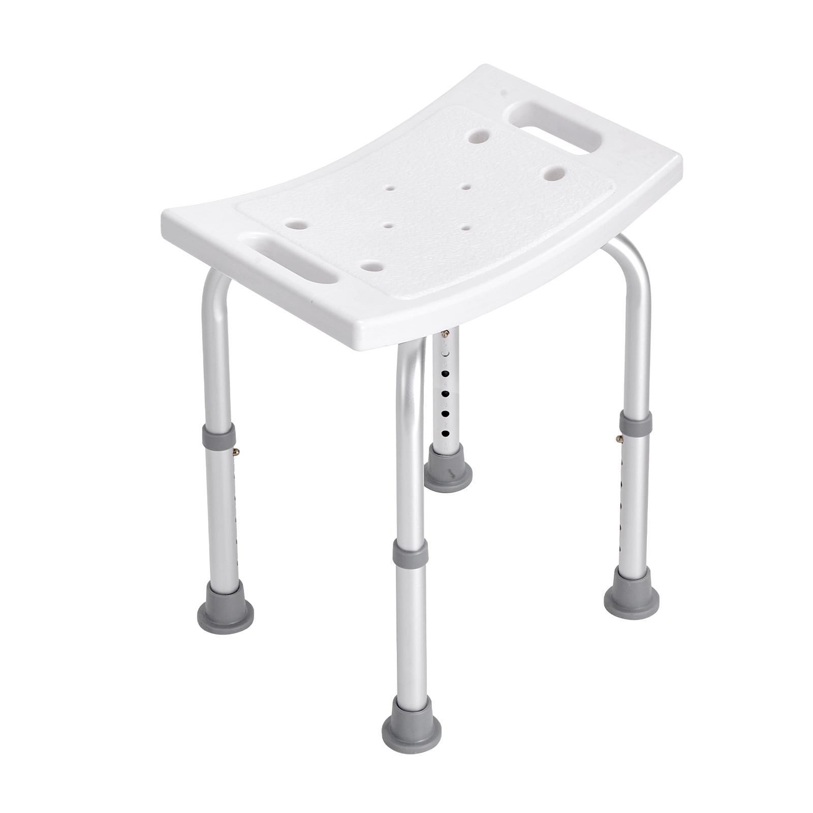 Adjustable Shower Chair With Handles And Non-slip Seat For Elderly_voghion.com